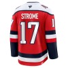 Miehille NHL Washington Capitals Pelipaita Fanatics Premium Dylan Strome 2025-26 Kolmas Punainen