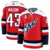 Miehille NHL Washington Capitals Pelipaita Fanatics Premium Tom Wilson 2025-26 Kolmas Punainen