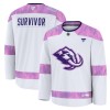 Miehille Pelipaita Custom Utah Hockey Club Fanatics Hockey Fights Cancer Practice Valkoinen