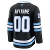 Miehille Pelipaita Custom Utah Hockey Club Fanatics Premium 2025-26 koti Musta