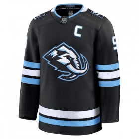Miehille Pelipaita Utah Hockey Club Fanatics Premium Clayton Keller 2025-26 koti Musta