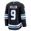Miehille Pelipaita Utah Hockey Club Fanatics Premium Clayton Keller 2025-26 koti Musta