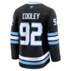 Miehille Pelipaita Utah Hockey Club Fanatics Premium Logan Cooley 2025-26 koti Musta