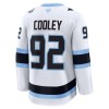 Miehille Pelipaita Utah Hockey Club Fanatics Premium Logan Cooley vieras Valkoinen