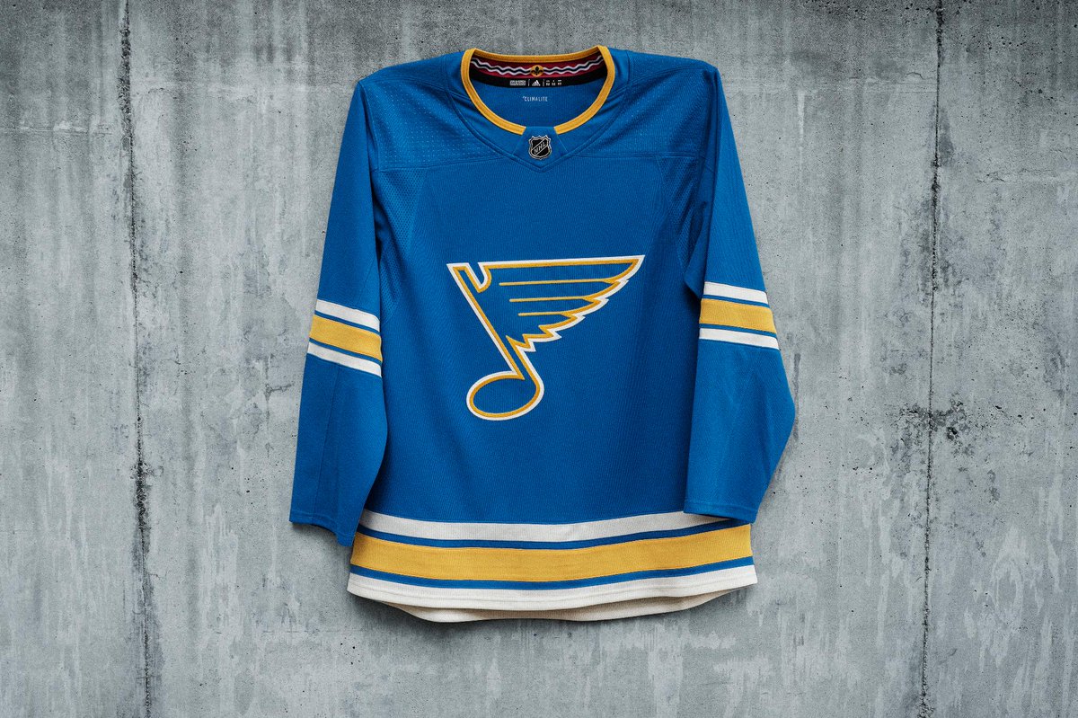 uusi kausi St. Louis Blues kolmas pelipaita